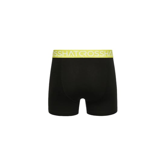Crosshatch Mens Crystaline Boxer Shorts (Pack of 3) (Lime/Black/Grey) - Image 3