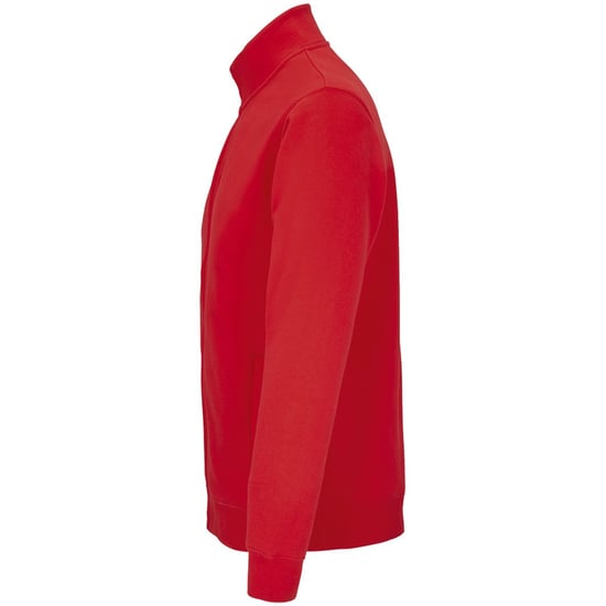 SOLS Unisex Adult Cooper Full Zip Sweat Jacket (Bright Red) - Image 3
