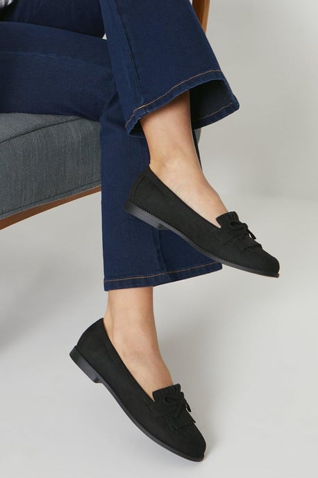 Wide Fit Loretta Tassel Loafer - Image 1