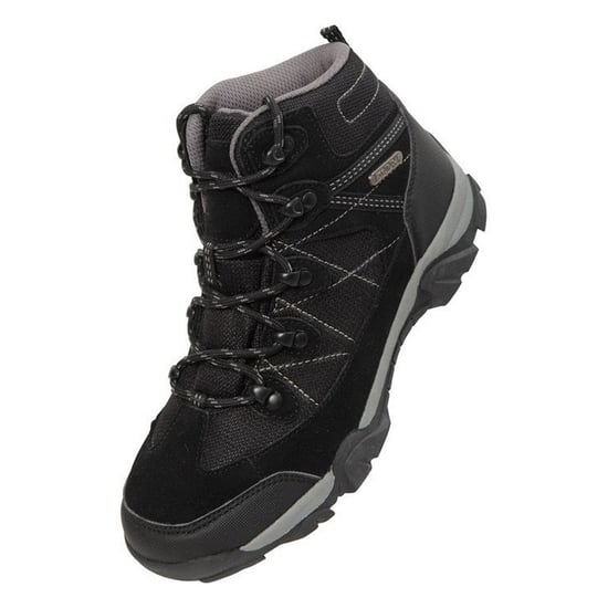 Mountain Warehouse Childrens/Kids Trail Suede Walking Boots (Black) - Image 1