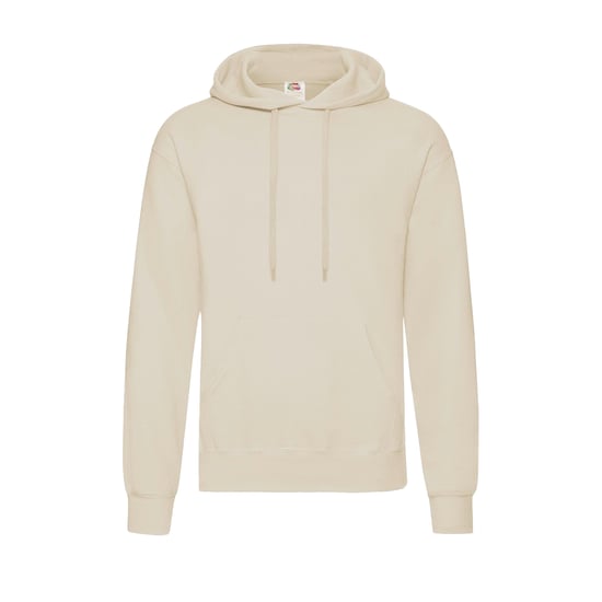 Fruit Of The Loom Unisex Adults Classic Hooded Sweatshirt (Natural) - Image 1