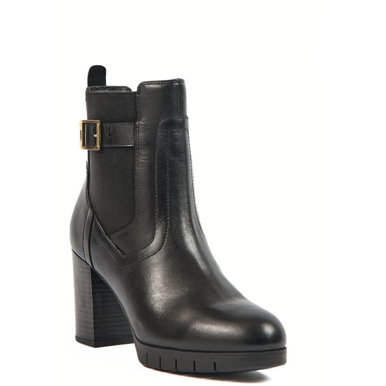 Pod Nala Leather/Textile Women's Black Boots - Image 1