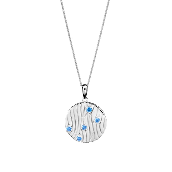 Orphelia 'Babette' Women's 925 Sterling Silver Set: Necklace + Earrings + Ring - Silver SET-7504 - Image 2