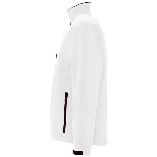 SOLS Mens Relax Soft Shell Jacket (Breathable, Windproof And Water Resistant) (White) - Image 3