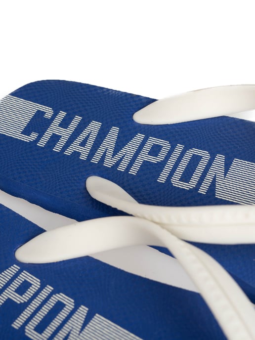 Champion Chancletas Big Classic Evo del hombre Blanco, azul - Image 5