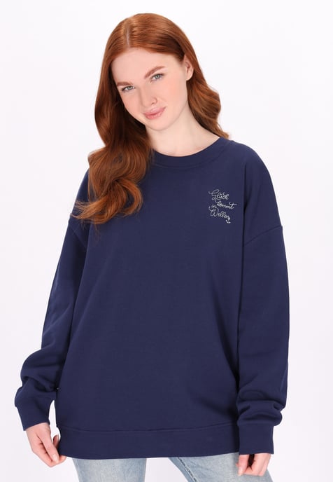 Dreimaster Sweatshirt women marine - Image 3