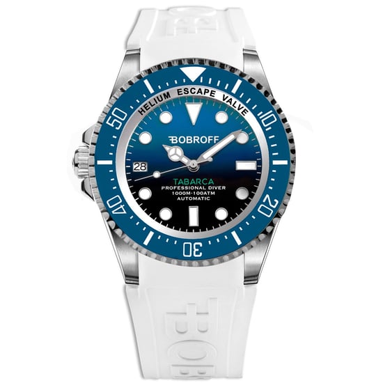 Bobroff Reloj de hombre Automático plata azul - Image 1