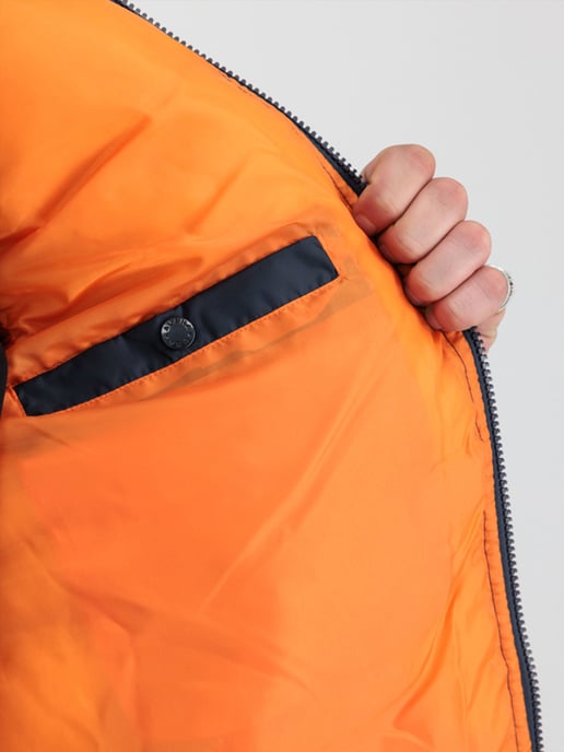 Chaleco acolchado con capucha Alpha Industries FD Azul - Image 6