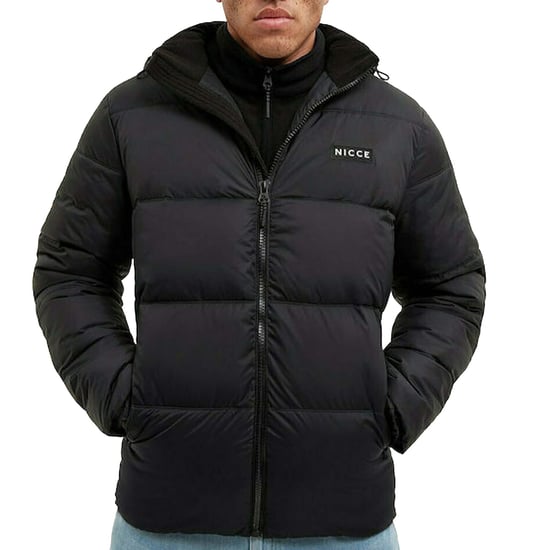 Nicce Expo Mens Black Padded Jacket - Image 1