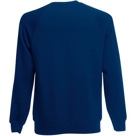 Fruit Of The Loom Mens Raglan Sleeve Belcoro® Sweatshirt (Navy) - Image 2