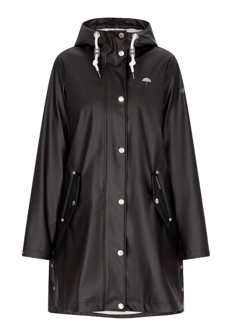 Schmuddelwedda raincoat women black - Image 1