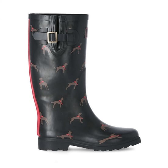 Trespass Womens/Ladies Samira Wellington Boots (Dog Print)