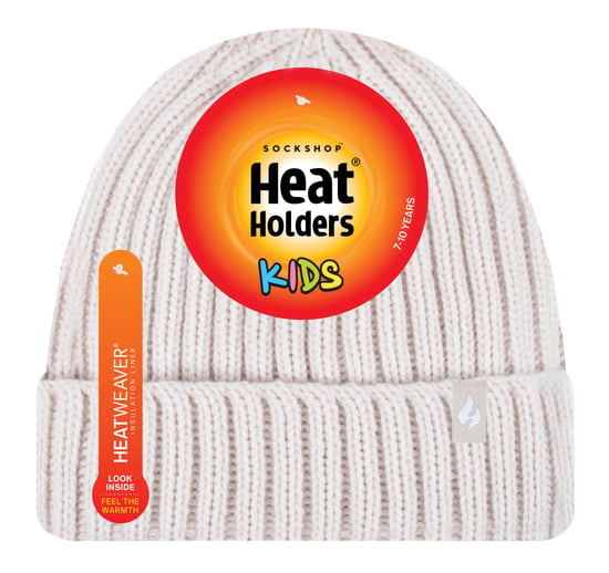 Heat Holders - Set de gorro y guantes térmicos de invierno de canalé grueso para niña - Image 2