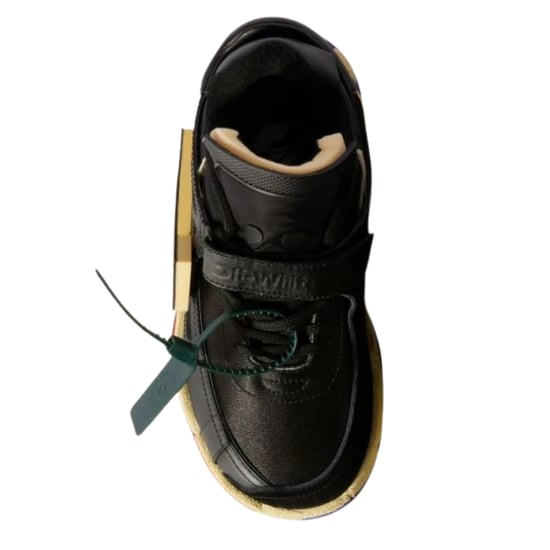 Off-White Zapatillas bajas Puzzle Couture en negro - Image 4