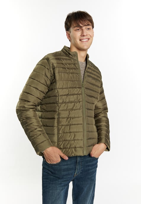 Mo Light quilted jacket Men Military olive - Image 3