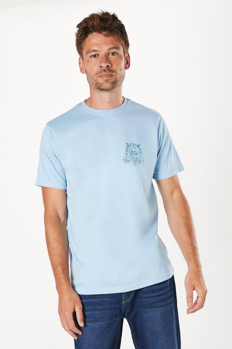 Coast To Coast Chest Print T-shirt