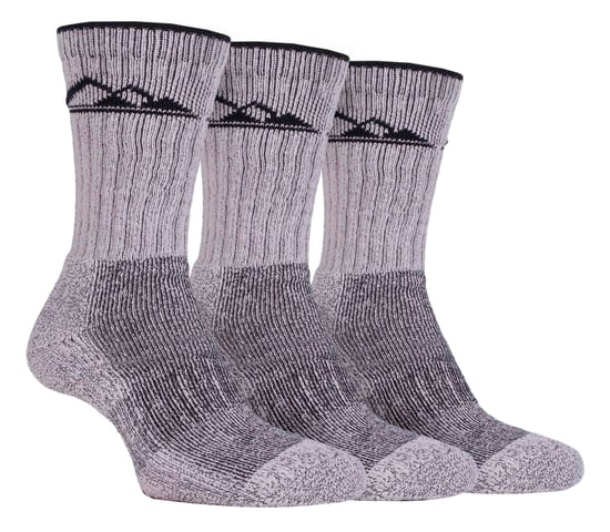 3 Pares Calcetines de Algodón para Senderismo para Hombre, Transpirables y Acolchados - Image 1