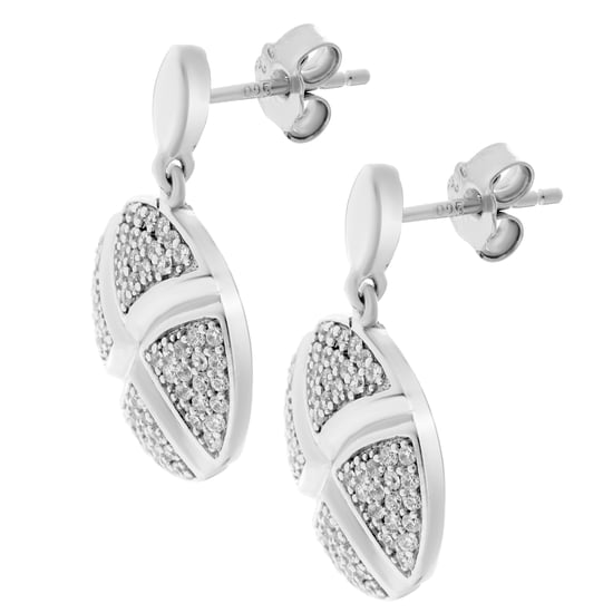 Orphelia Women's 925 Sterling Silver Drop Earrings - Silver ZO-6043 - Image 3