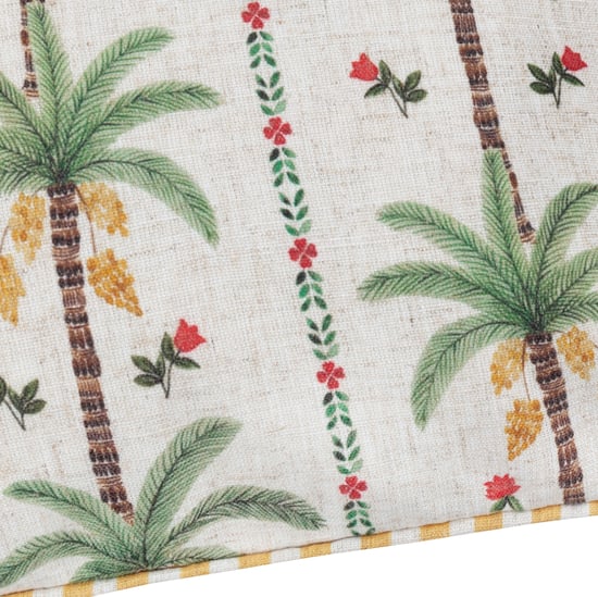 Cojín relleno de poliéster impreso con palmas Okara de Wylder Tropics - Image 4