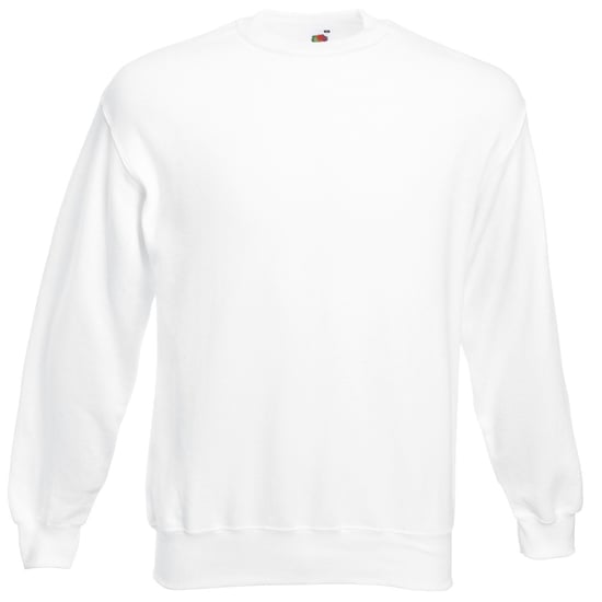 Fruit of the Loom Mens Classic 80/20 Set-in Sweatshirt (White) - Image 1