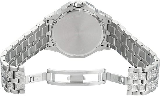 Bulova Crystal Men's Silver Watch 96C134 - Image 3