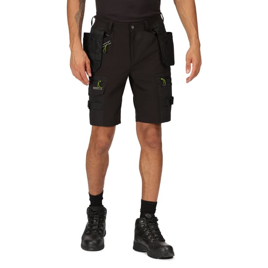 Regatta Mens Infiltrate Detachable Holster Pocket Shorts (Black) - Image 3