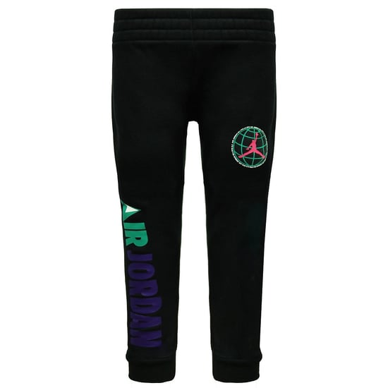 Nike Air Jordan Long Sleeve Pullover Stret Waist Black Kids Tracksuit DD2576 010