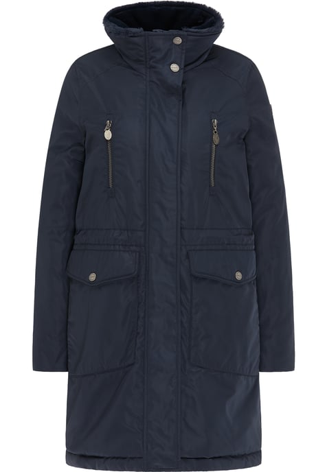 Dreimaster Winter jacket women marine - Image 1