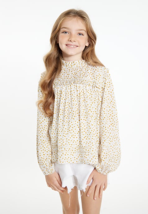 Dreimaster Blouse mustard - Image 3