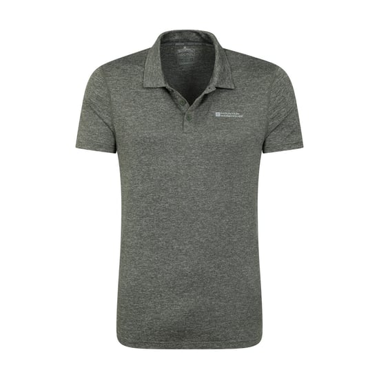 Mountain Warehouse Mens Agra Stripe Polo Shirt (Green)
