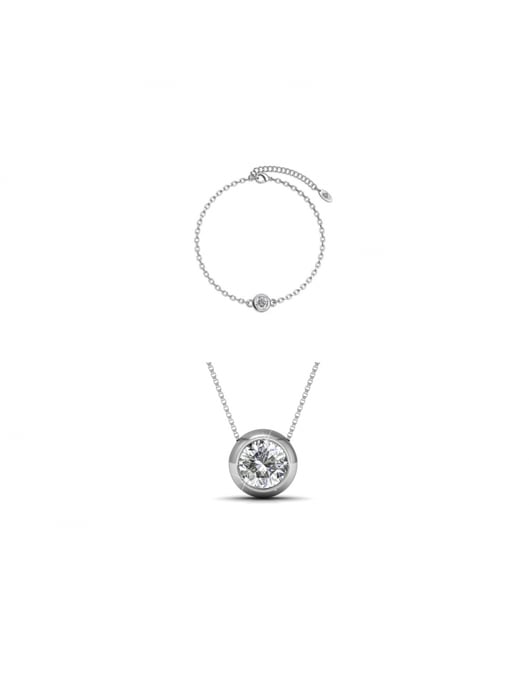 Conjunto Luna de Nacimiento - Plata y Cristal - Image 1