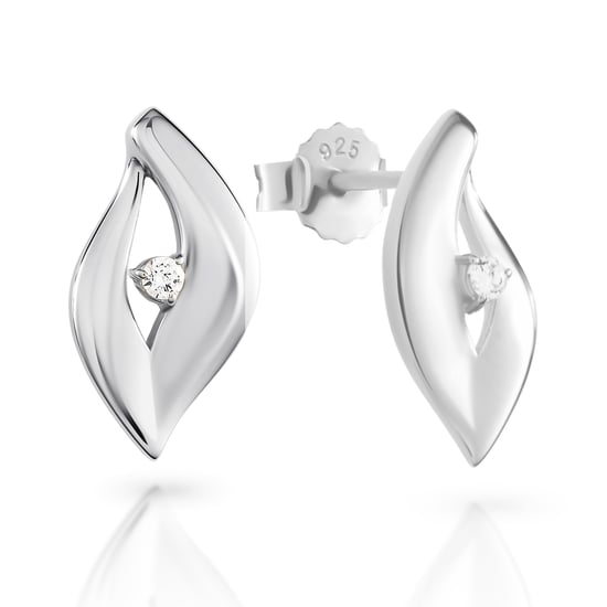 Orphelia 'Milan' Women's 925 Sterling Silver Set: Chain-Pendant + Earrings - Silver SET-7519 - Image 3