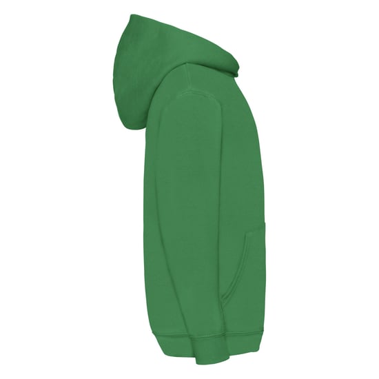 Fruit Of The Loom Childrens Unisex Hooded Sweatshirt / Hoodie (Kelly Green) - Image 2