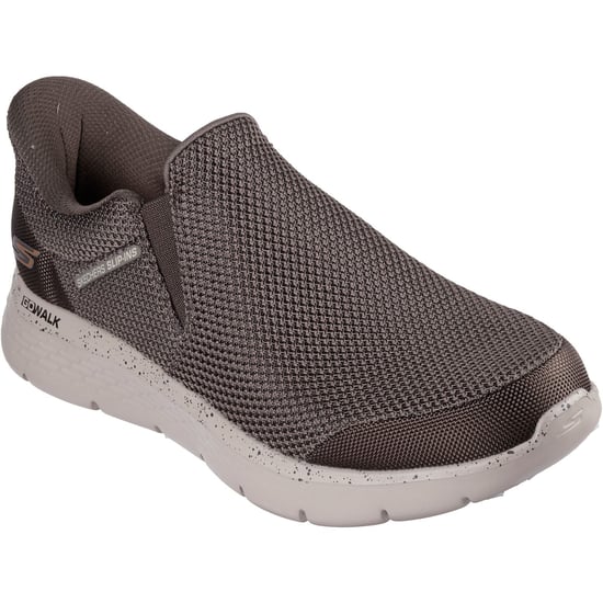 Skechers GO WALK Flex Ojai Textile Men's Khaki Trainers - Image 1