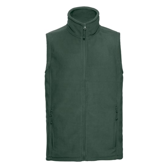 Russell Mens Fleece Outdoor Gilet (Bottle Green) - Image 1