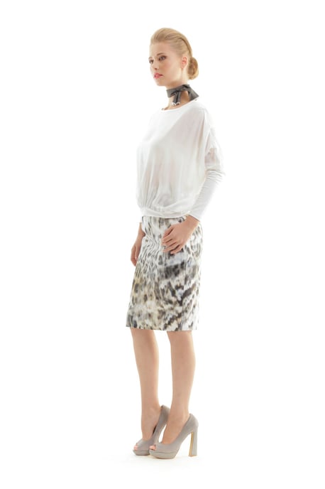 Animal Print Pencil Skirt