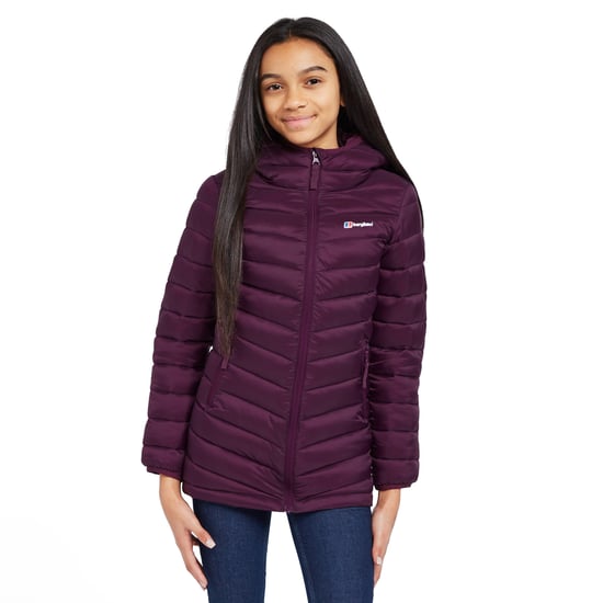 Berghaus Kids' Longline Kirkhale Baffle Jacket with Lightweight Insulation & Water Resistant Fabric, Winter Coat for Boys & Girls