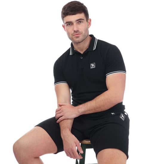 Men's One True Saxon Dixon Polo Shirt in Black - Image 4