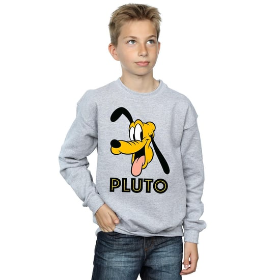 Disney Boys Pluto Face Sweatshirt (Sports Grey)