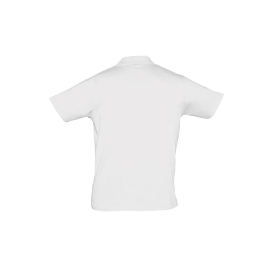 SOLS Mens Prescott Jersey Short Sleeve Polo Shirt (White) - Image 2