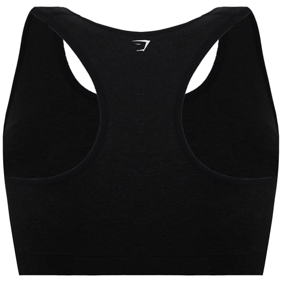 Gymshark Vital Seamless Womens Dark Charcoal Sports Bra - Image 2