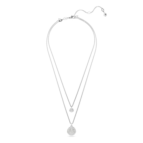 Swarovski 'Meteora' Women's Base Metal Necklace - Silver 5684244 - Image 2
