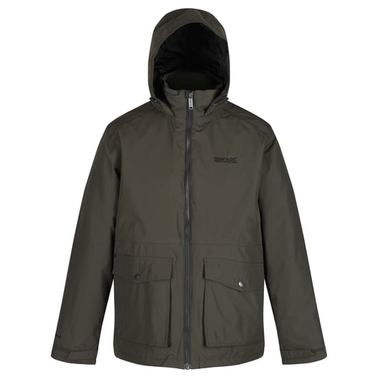 Regatta Mens Hebson Hooded Jacket (Bayleaf) - Image 2