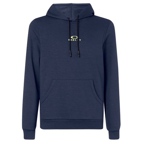 Oakley New Bark Pullover Long Sleeve Logo Mens Navy Hoodie 472588 6FB