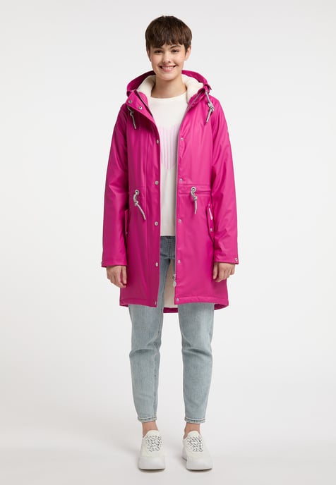 myMo raincoat with woven fur lining keepsudry - Image 4