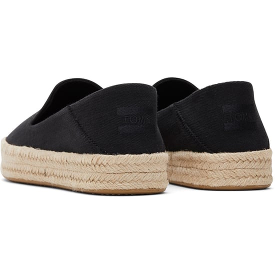 TOMS Carolina 100% Cotton Women's Black Espadrilles - Image 2