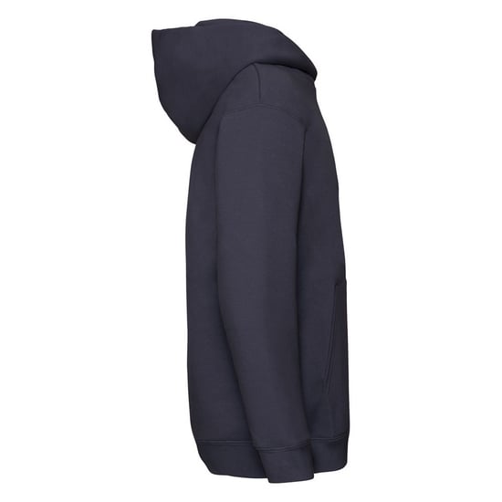 Fruit of the Loom Childrens/Kids Premium Hooded Sweatshirt (Deep Navy) - Image 3