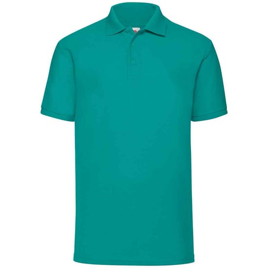 Fruit of the Loom Mens Pique Polo Shirt (Emerald) - Image 1