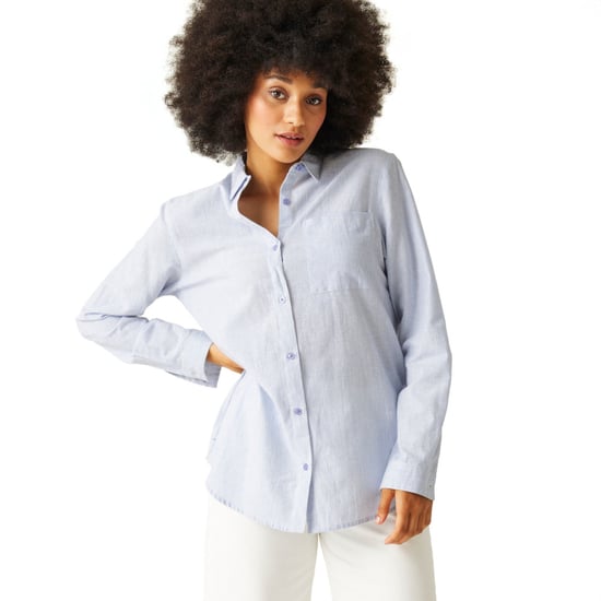 Regatta Womens Primevere Cotton Blend Long Sleeved Shirt - Image 1