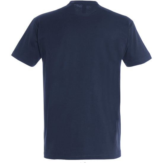 SOLS Mens Imperial Heavyweight Short Sleeve T-Shirt (Navy) - Image 2